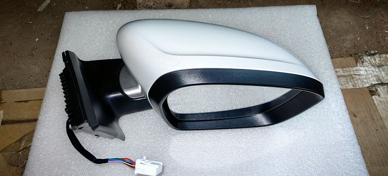 Зеркало правое GEELY COOLRAY 6 контактов белое
